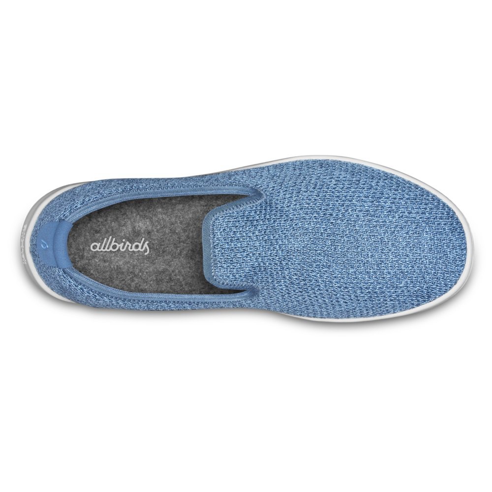 Allbirds Women\'s Slip-Ons Blue - Tree Loungers - 38245FPID